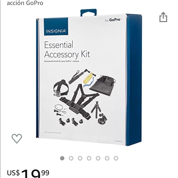 Insignia - Kit de accesorios esenciales para cámara de acción GoPro - Picture 2 of 3